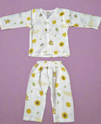 Muslin Full-sleeves Night Suit