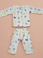 Muslin Full-sleeves Night Suit