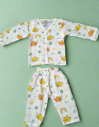 Muslin Full-sleeves Night Suit